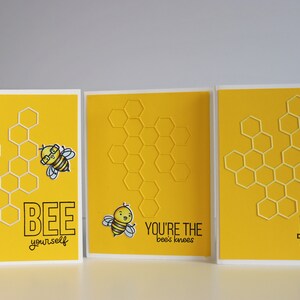 El trío Bee Greeting Card Collection