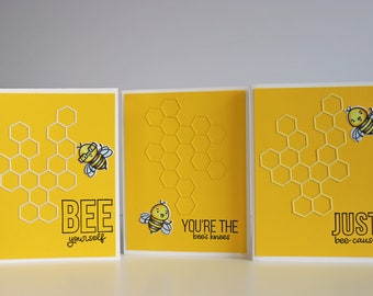 The Bee Greeting Card Collection trio