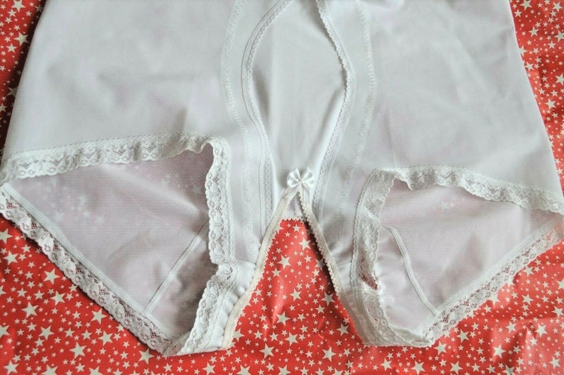 Vintage shapewear Crotchless open bum Knickers large size Etsy