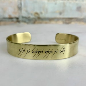 Braccialetto elfico personalizzato in VERO argento sterling, bronzo, rame, ottone, bronzo, nichel, NuGold o alluminio