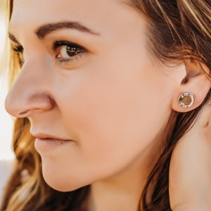 Personalized Coordinate Earrings in Sterling Silver, Gold Filled 14/20, Rose Gold Filled 14/20