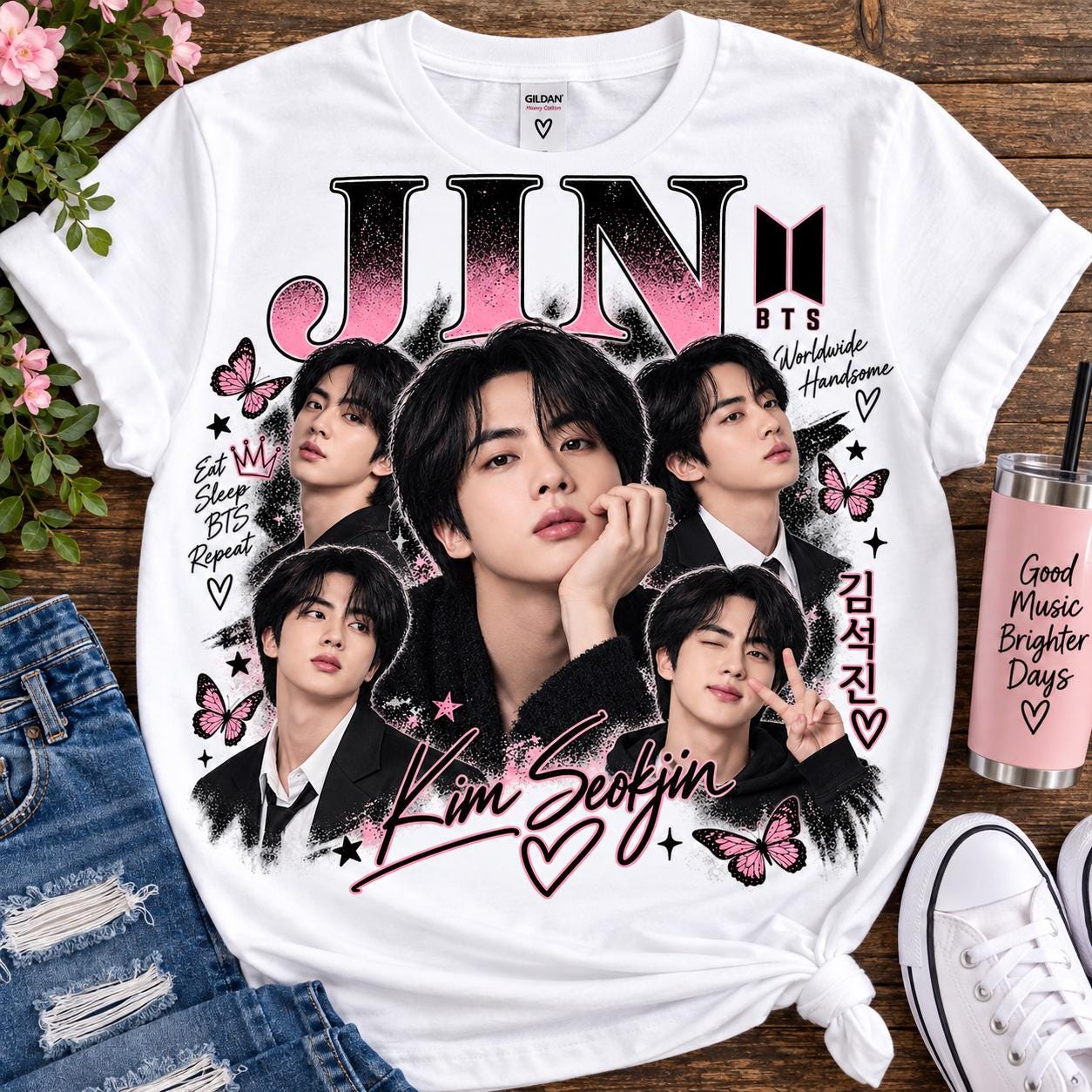 Jin Face Shirt - Etsy