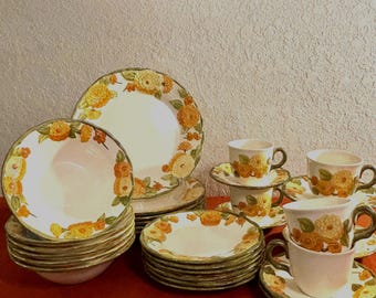 Set of French Saint Amand Lou Basquez Tableware - Vintage French
