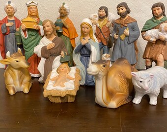 Homco Nativity Etsy