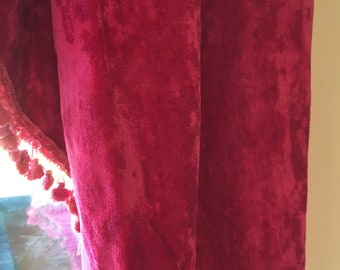 Crushed Velvet Curtains Etsy