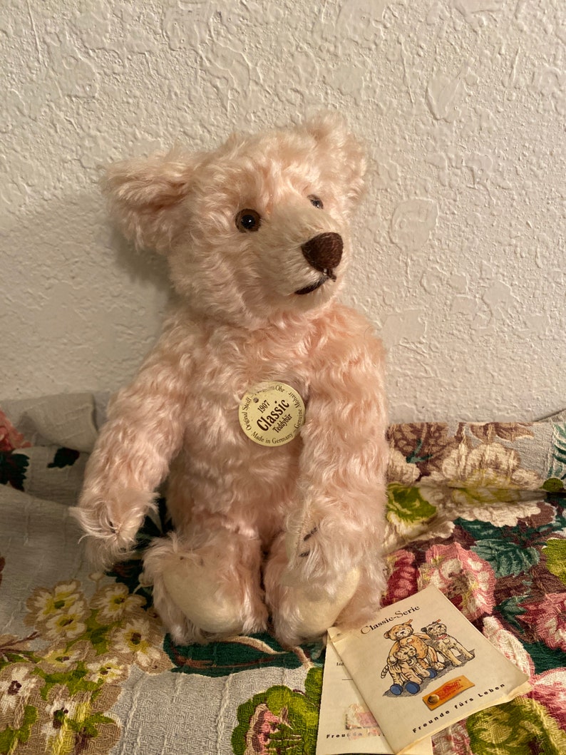 Vintage Steiff Teddy Bear 000263 Classic 1907 Series Pink | Etsy