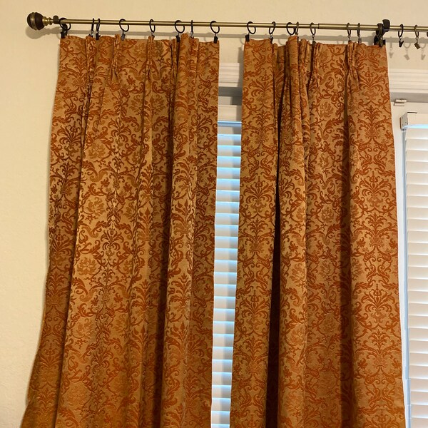 Pinch Pleat Drapes Etsy