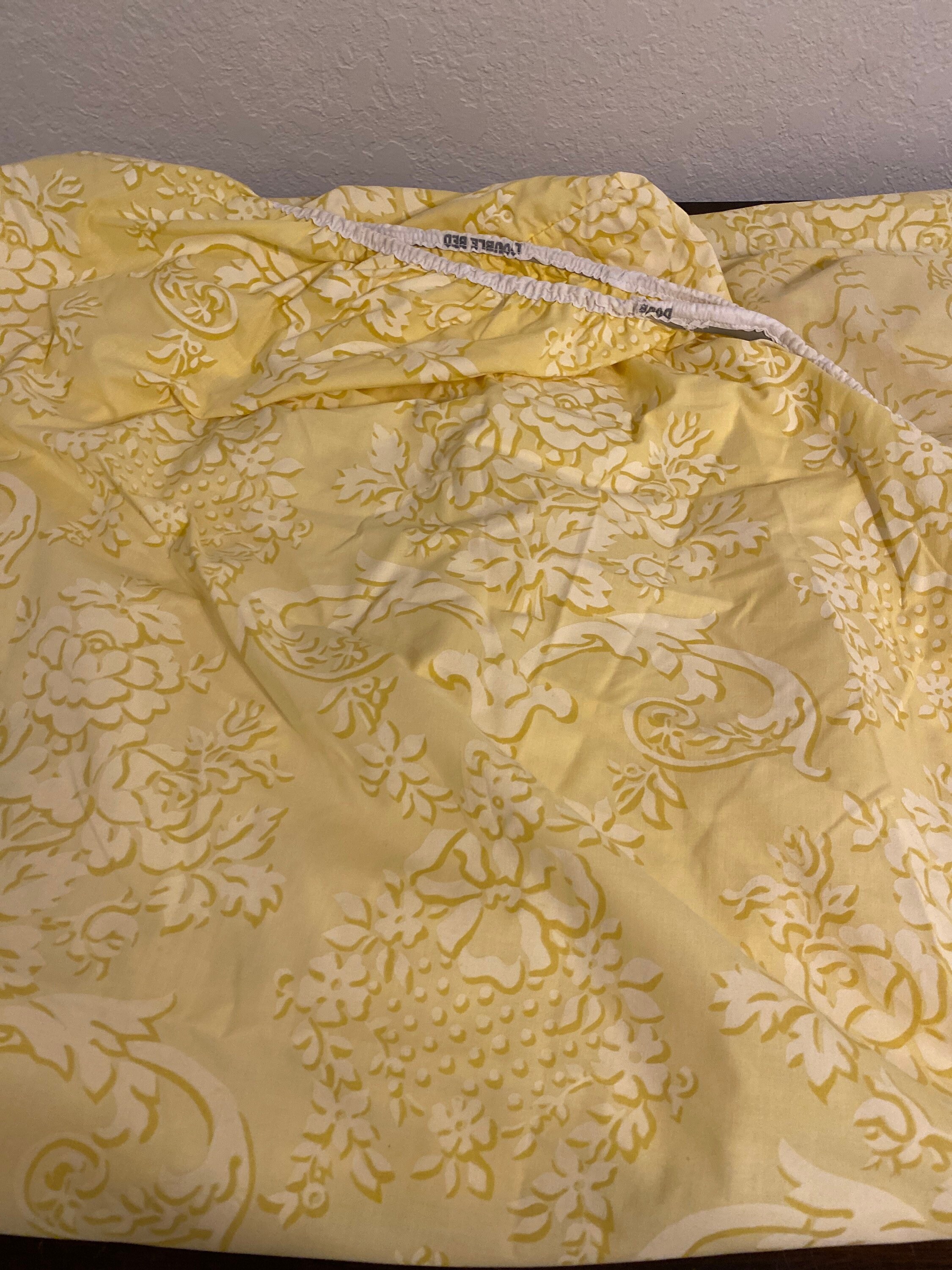 Vintage Full Sheet Set 81 X 104 Perma Press Percale Sears Etsy