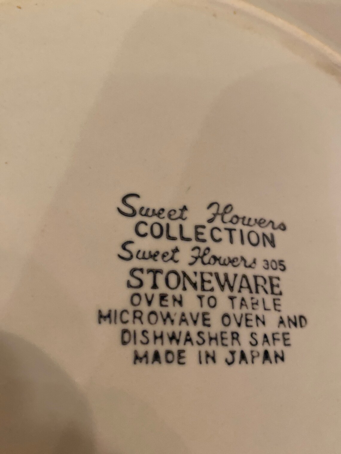 Sweet Flowers Collection Stoneware 10 3/4 Plates Set of Six Etsy