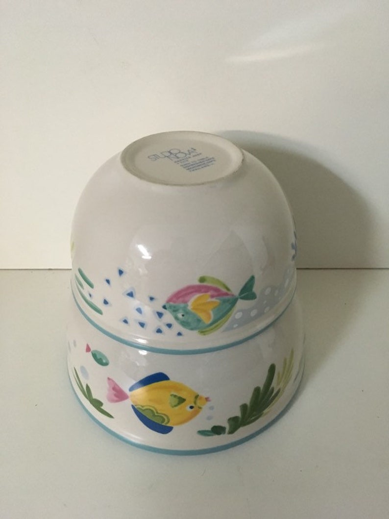 Studio Nova Barrier Reef Mixing or Serving Bowls Set of Two Etsy