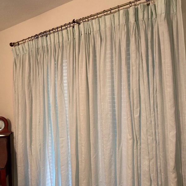 Pinch Pleat Drapes Etsy
