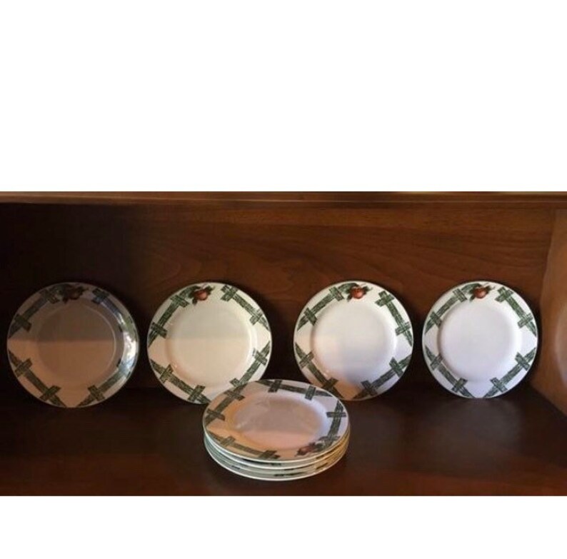 Cades Cove Stoneware Service for Eight Apple Pattern by Etsy