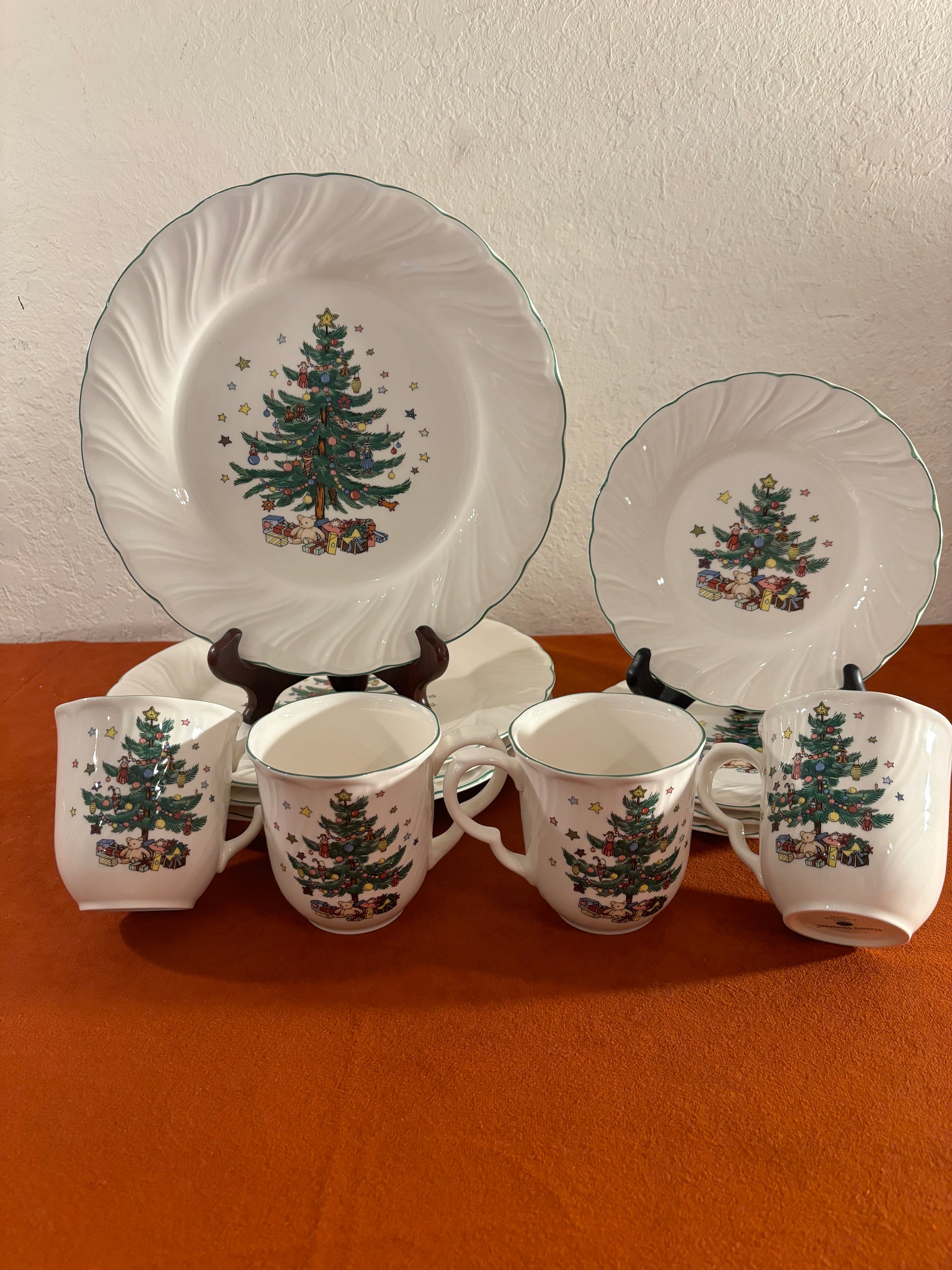 Serving Platter Niko Christmas Dishes Nikko Happy Holidays Nikko