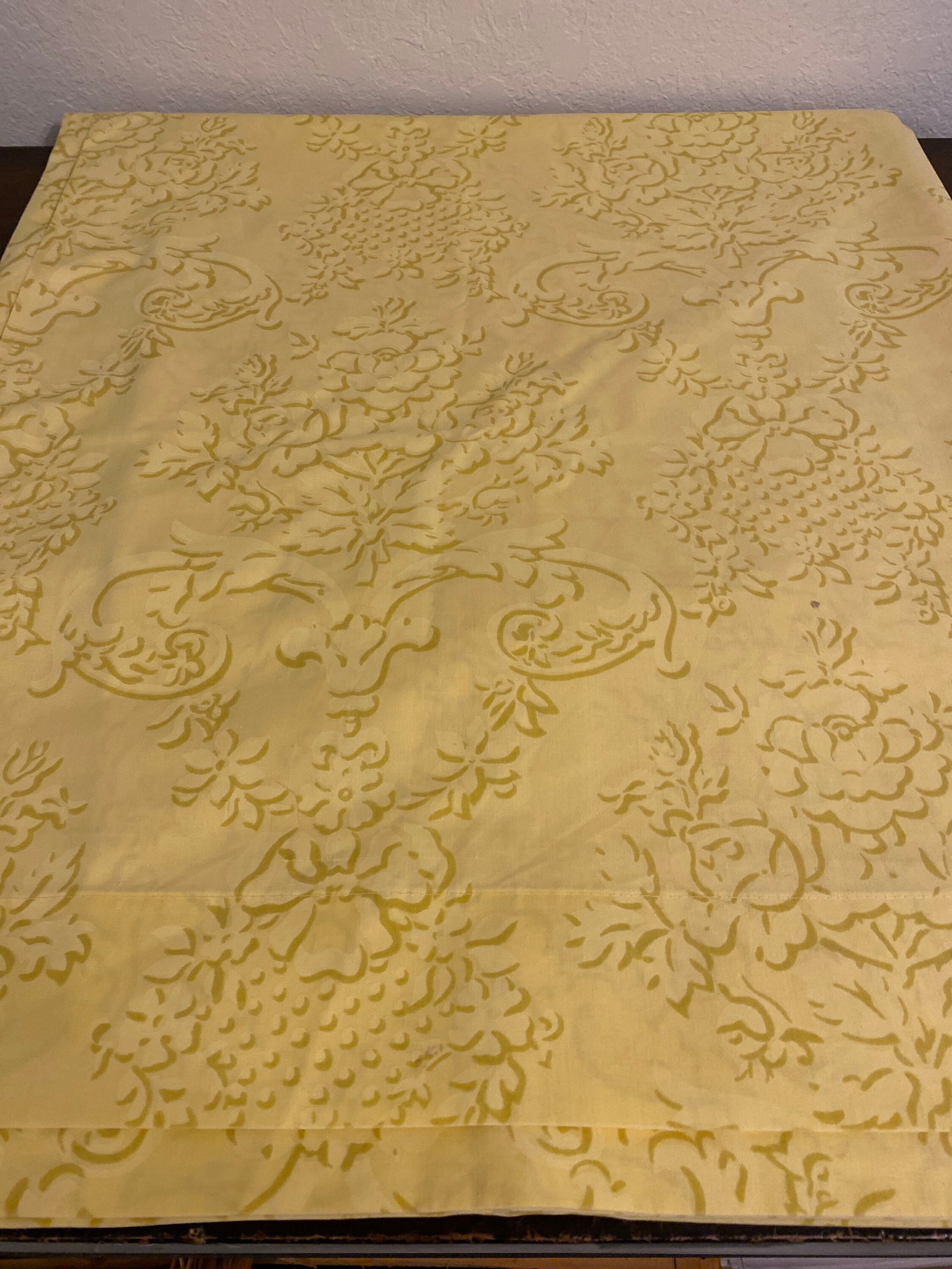 Vintage Full Sheet Set 81 X 104 Perma Press Percale Sears Etsy