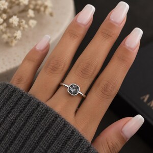 Silverringset, minimalistiska stapelbara ringar, 3-delat nätt ringset, moderna vardagssmycken, present till henne Big