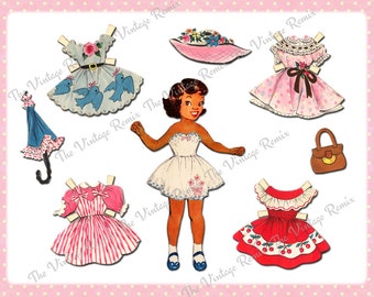 printable paper doll etsy