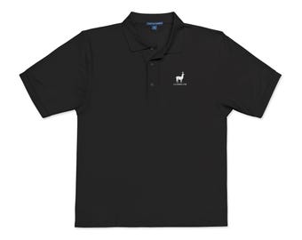 Llama Embroidered Polo