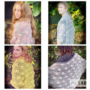 Squishy Cuddles Shrug Crochet Pattern - UK Terms Jacket Cardigan