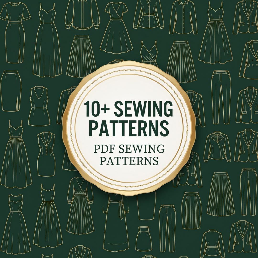 10+ Sewing Patterns Bundle PDF | Women Men & Kids Sewing Patterns ...
