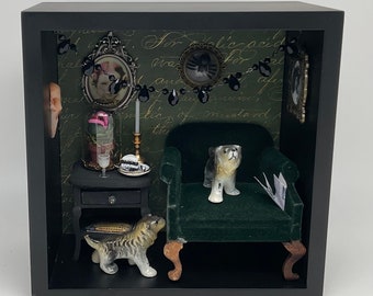 Halloween Spooky Miniature Diorama Decor