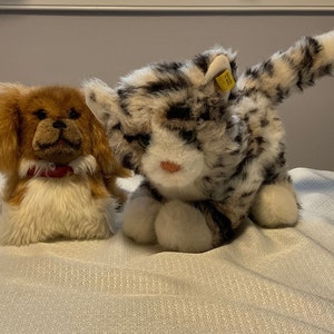 Steiff Pekingese & Kitten Plush