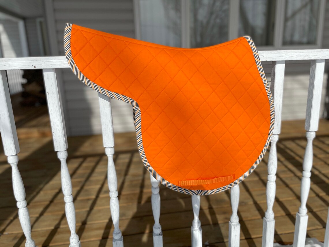 Custom Quilted Contoured All Purpose English Saddle Pad Etsy