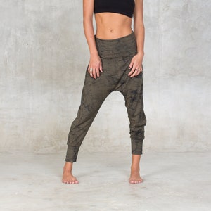 Batik Long Drop pants ~ Bamboo Yoga drop crotch pants ~ Women pants ~ Lounge pantsge pants ~ Harem Pants ~ High waist yoga pants