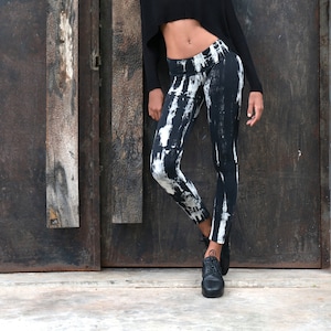 Batik Leggings: Organic Cotton Yoga Pants, Athleisure Wear