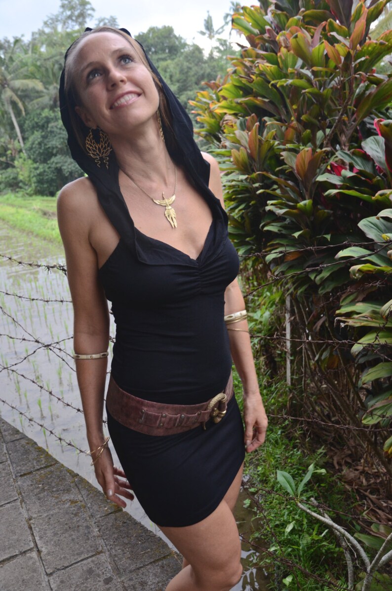 Hooded Dress ~ Women Dress ~ Women Tunic ~ Summer Dress