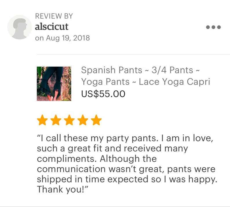 Spanish Pants 3/4 Yoga Pants Capri Lace Gypsy Etsy