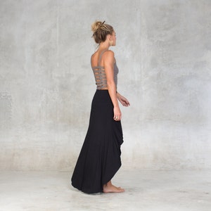 High low skirt Long women skirt Boho Maxi skirt Sati Creation image 5