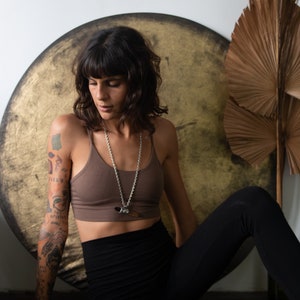 Bamboo Yoga Bralette: Light Support Athleisure Top