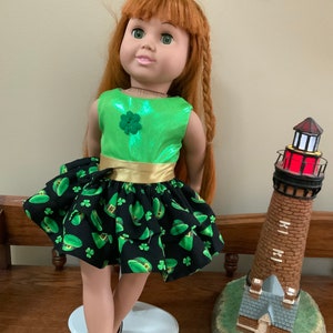 ST. Patrick’s Doll Dress - Flying Hats