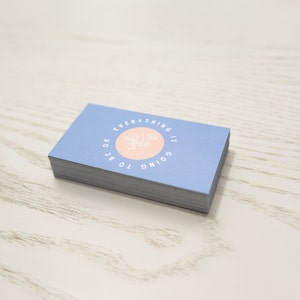 Cartes avec affirmations | Cadeau de récupération | Cadeau sobriété | Cadeau 1 an de sobriété | L'univers est là pour vous | Jeu de cartes