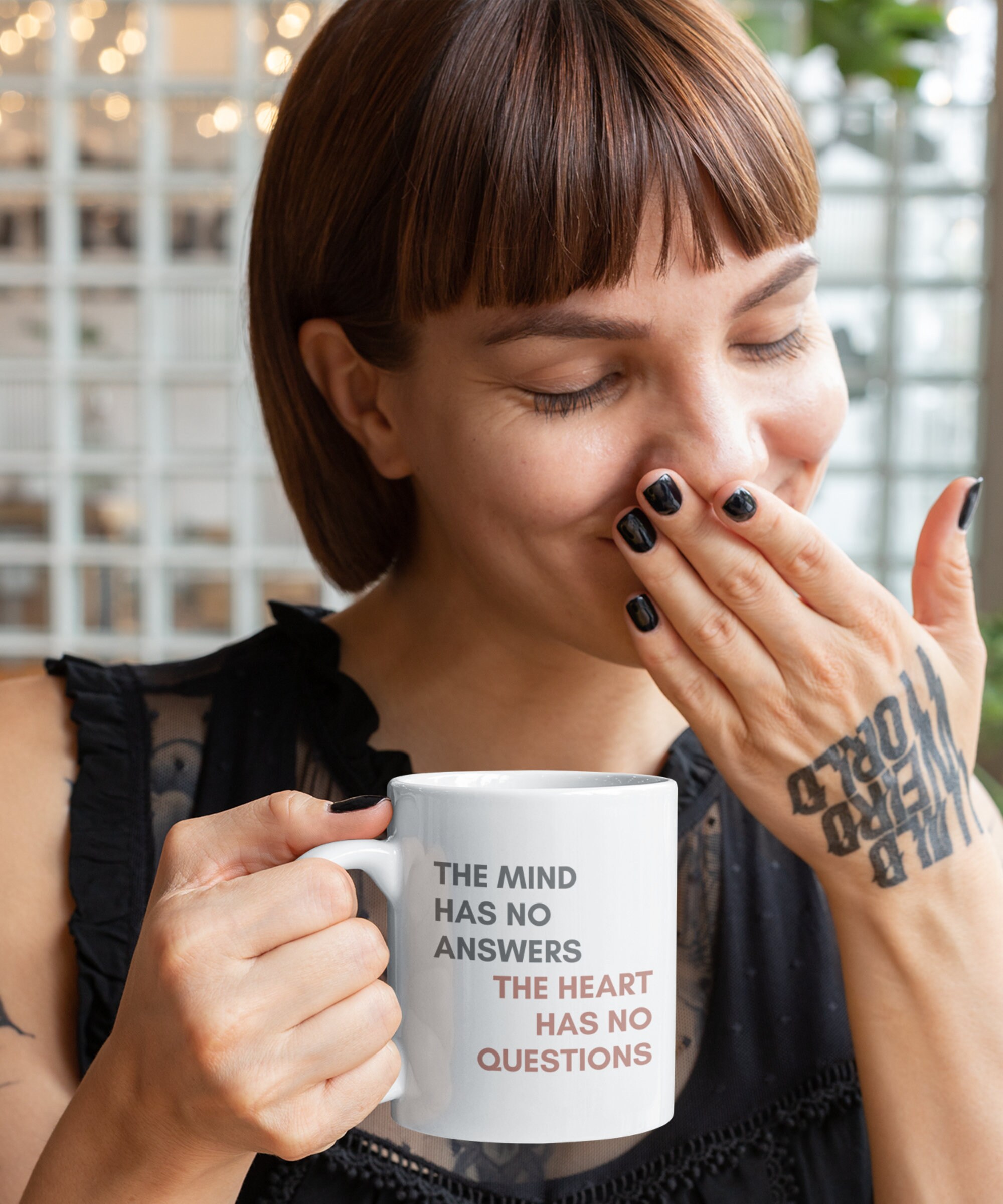Inspirational mug coffee mug quotes Mind Has No Answers Etsy