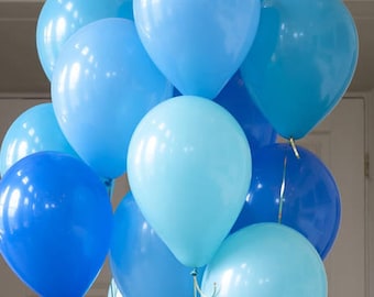 blue balloons etsy