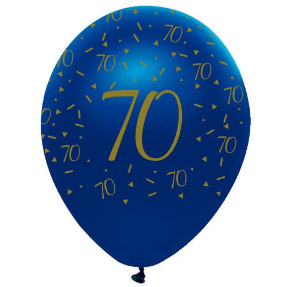 70th birthday balloons, party balloons, birthday balloons, funny balloons,  BAL9883 -  Italia