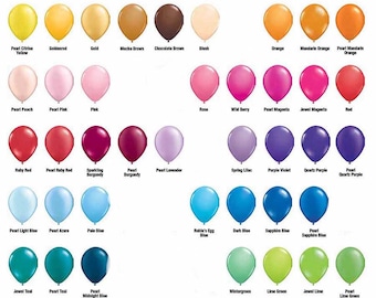 Latex Balloons Custom Color Bouquet Balloons Choose Your Color Balloons Party Decor Bridal Shower Baby Shower Bachelorette BAL9904