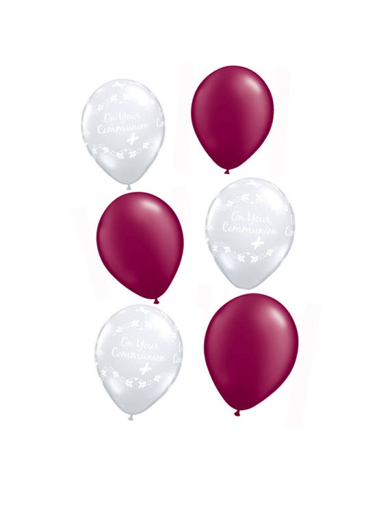 Boy Girl First Holy Communion Church Party Decoration Latex Printed Balloons