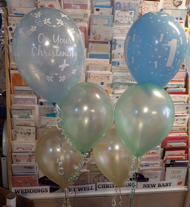 12 Christening Party Party Balloons on Your Christening Etsy UK