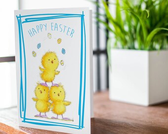 Happy Easter cards, Easter greeting cards, Easter card set, cute Easter cards      GCA9791