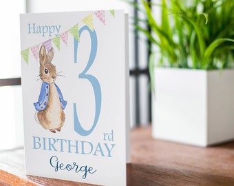 Personalised 3rd Birthday Card | nephew grandson birthday card | custom birthday card | boys birthday card | son birthday card CBA9953