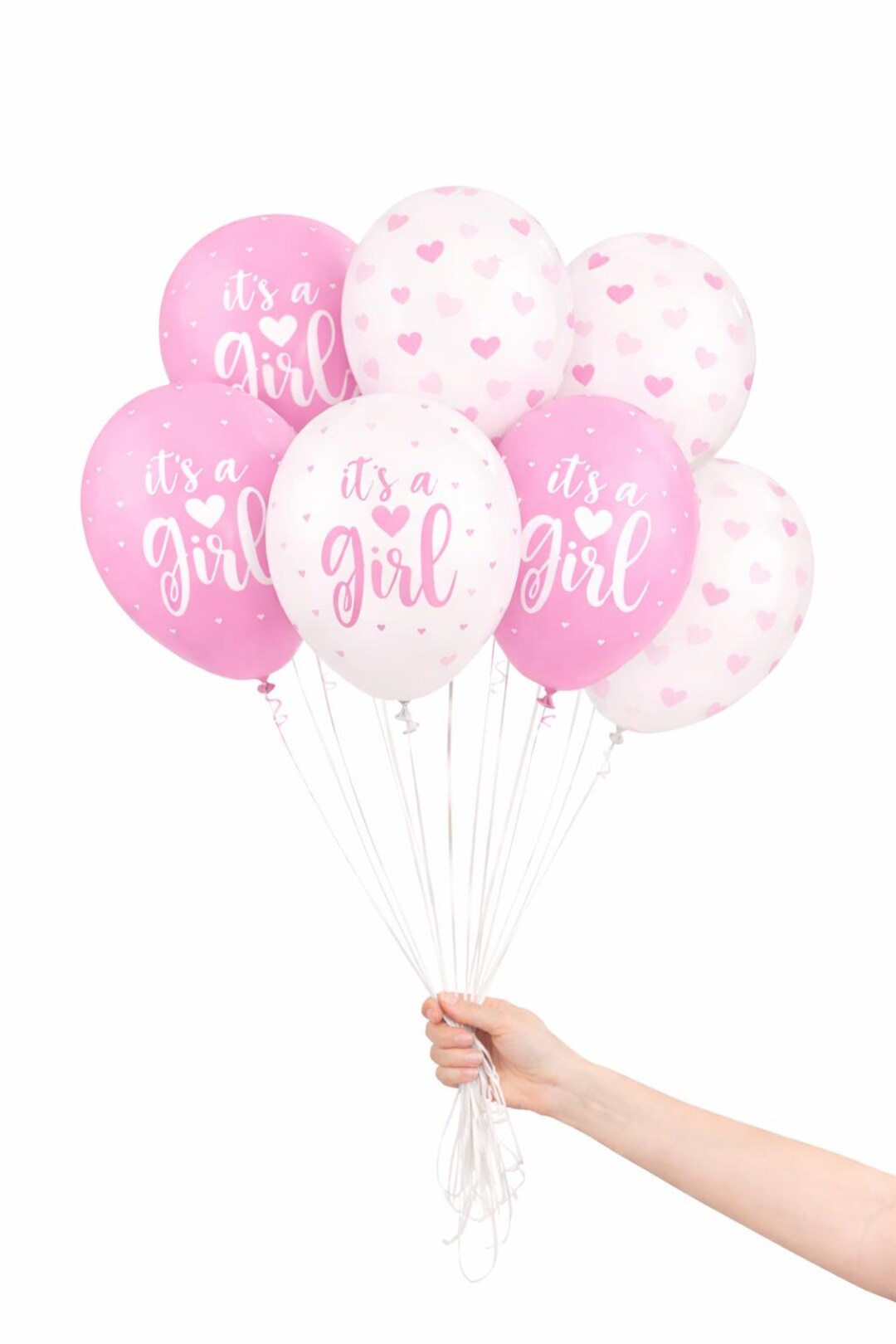 Its a Girl Balloons Pink Baby Shower Decoration Bundle BAL9811 - Etsy UK