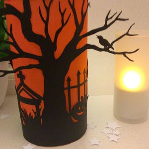 Halloween decorations, Halloween candle lanterns, Halloween luminaries, halloween lights image 5