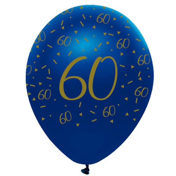 Palloncini per 60 anni, palloncini per feste, palloncini per compleanno,  palloncini divertenti, BAL9884 -  Italia