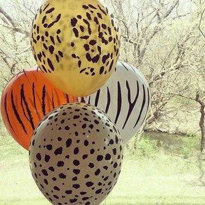 Safari balloons animal balloons zoo party BAL9910 image 1