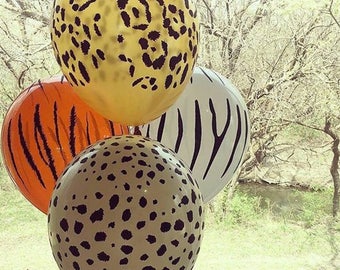 Safari balloons animal balloons zoo party BAL9910