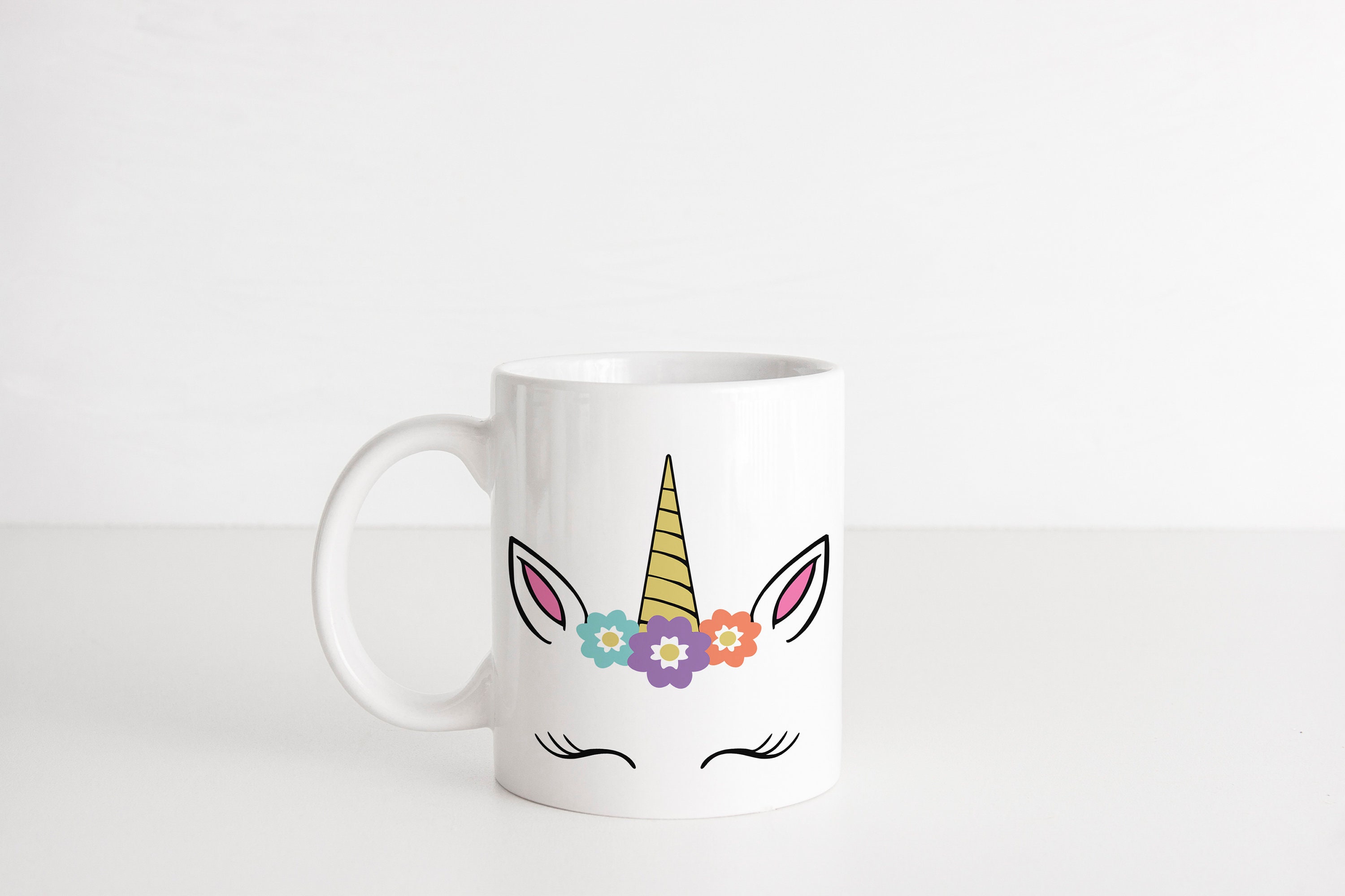 Tazza regalo unicorno / tazza da caffè per bambini / tazze novità / regalo  di compleanno per ragazze / tazza di unicorno dormiente in ceramica MUG9927  -  Italia