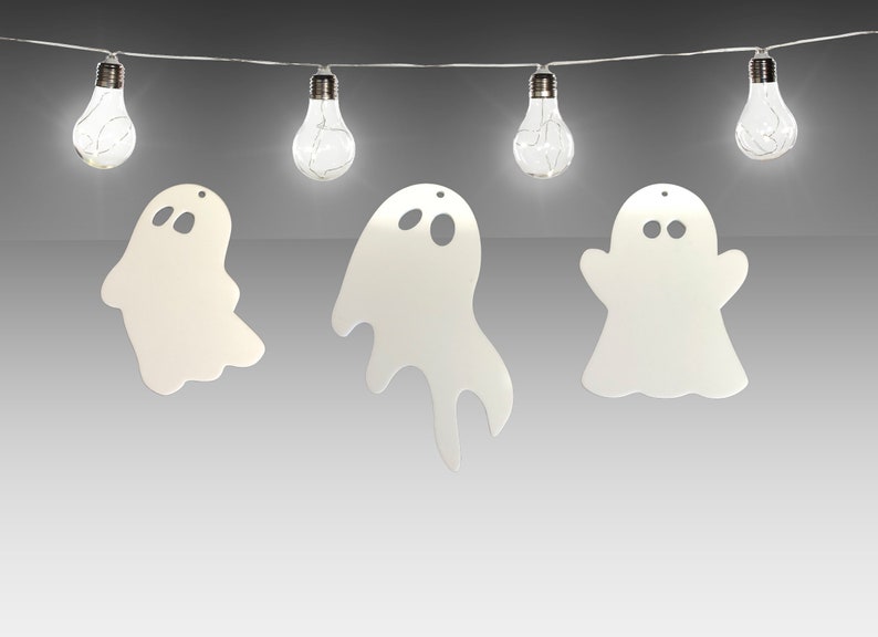 Halloween decorations Acrylic ghosts Halloween Decorations Halloween Party Set of 3 Halloween home decor HAG9914 image 1