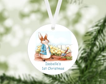 Baby 1st Christmas bauble decoration | personalised Christmas tree decoration | baby Christmas gifts | free gift bag  XMAS9957